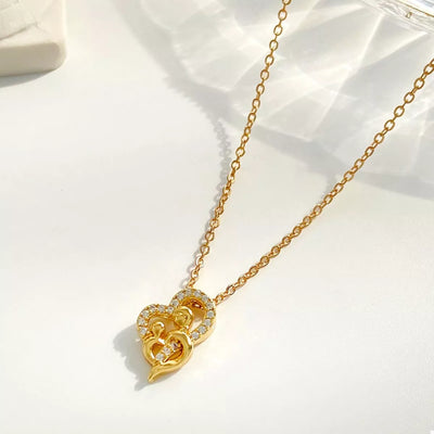 18K Gold-Plated Pendant Necklace