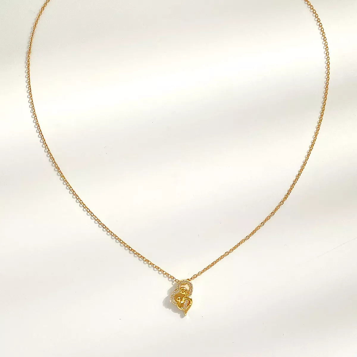 18K Gold-Plated Pendant Necklace